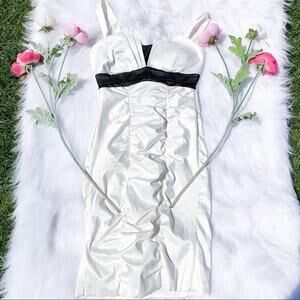 Ruby Rox Formal Black Pearl White Dress Classic Home Coming Prom Black Tie Sz 3